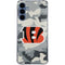 NFL Cincinnati Bengals Camo Galaxy A35 5G Clear Case