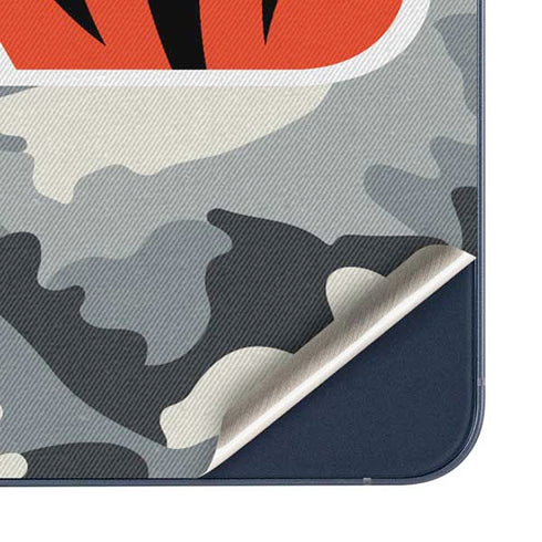 NFL Cincinnati Bengals Camo Galaxy A35 5G Skin