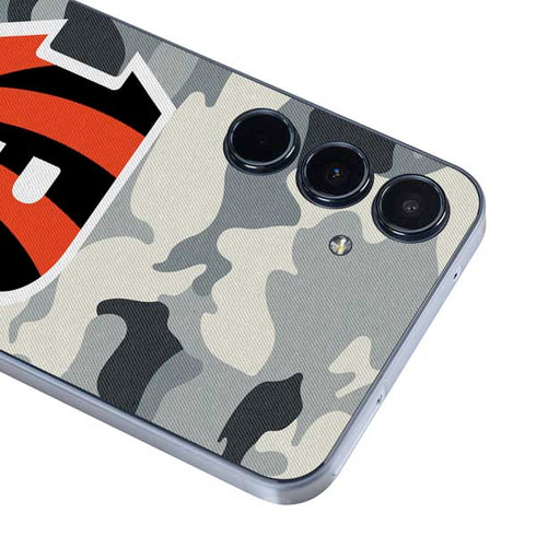 NFL Cincinnati Bengals Camo Galaxy A55 5G Skin