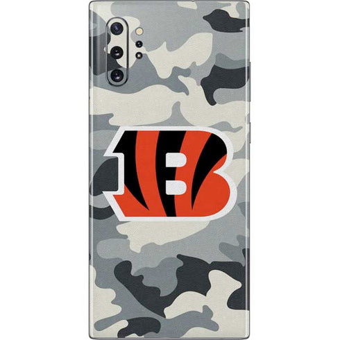 NFL Cincinnati Bengals Camo Galaxy Note 10 Plus Skin