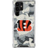 NFL Cincinnati Bengals Camo Galaxy S23 Ultra Clear Case