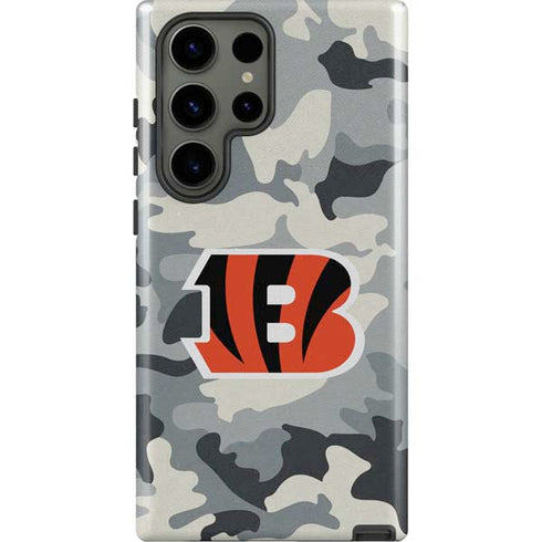 NFL Cincinnati Bengals Camo Galaxy S23 Ultra Pro Case