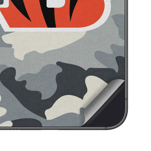 NFL Cincinnati Bengals Camo Galaxy S24 Plus Skin