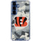 NFL Cincinnati Bengals Camo Galaxy S25 Clear Case