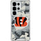 NFL Cincinnati Bengals Camo Galaxy S25 Ultra Clear Case