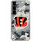 NFL Cincinnati Bengals Camo Galaxy S26 Plus Clear Case
