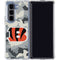 NFL Cincinnati Bengals Camo Galaxy Z Fold5 5G Clear Case