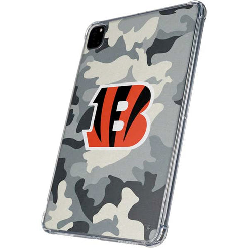 NFL Cincinnati Bengals Camo iPad Pro 11in (2024) Clear Case
