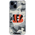 NFL Cincinnati Bengals Camo iPhone 15 Clear Case