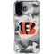 NFL Cincinnati Bengals Camo iPhone 16 Plus Clear Case