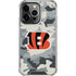 NFL Cincinnati Bengals Camo iPhone 16 Pro Max Clear Case