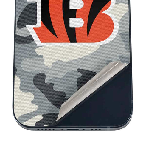 NFL Cincinnati Bengals Camo iPhone 16 Skin