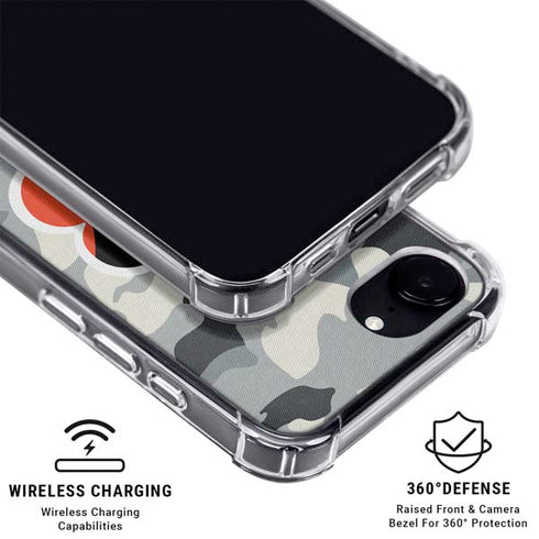 NFL Cincinnati Bengals Camo iPhone 16e MagSafe Case