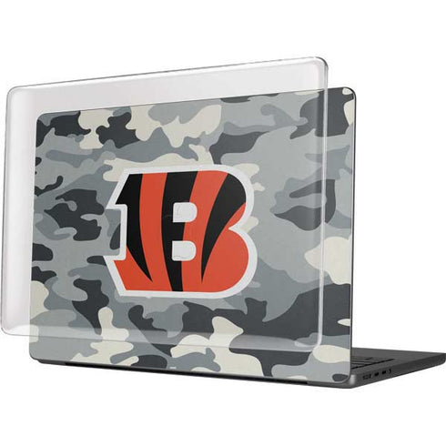 NFL Cincinnati Bengals Camo MacBook Pro 14in (2021-24) Case plus Skin