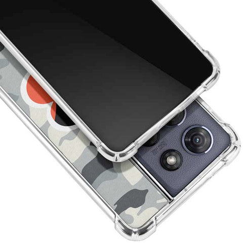 NFL Cincinnati Bengals Camo Moto G 5G (2025) Clear Case