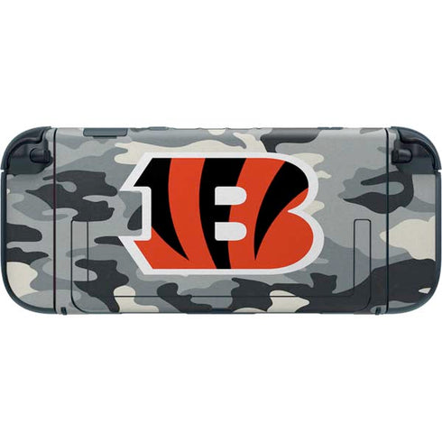 NFL Cincinnati Bengals Camo Nintendo Switch 2 (2025) with Joy-Con Skin