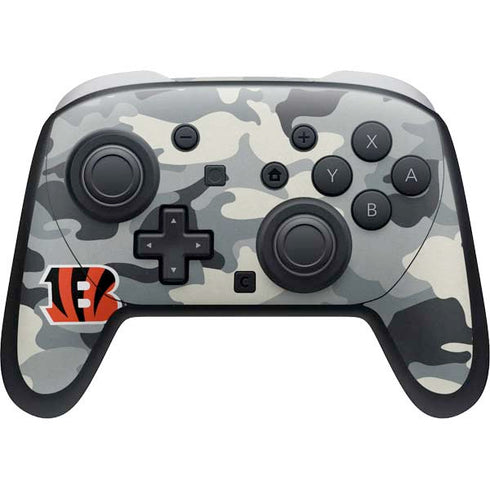NFL Cincinnati Bengals Camo Nintendo Skins