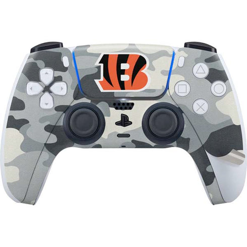 NFL Cincinnati Bengals Camo PS5 Pro Disk Bundle Skin