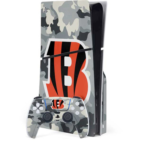 NFL Cincinnati Bengals Camo PlayStation PS5 Skins