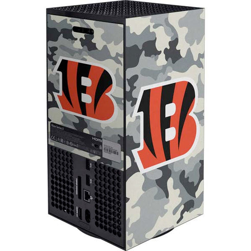NFL Cincinnati Bengals Camo Xbox Series X Bundle Skin