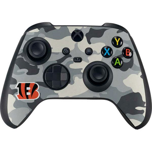 NFL Cincinnati Bengals Camo XBox Series X Digital Edition Bundle Skin