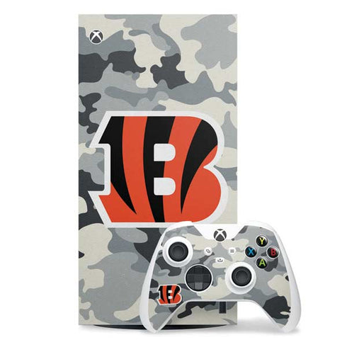 NFL Cincinnati Bengals Camo Xbox Series X Skins