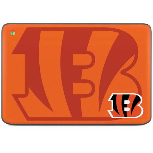 NFL Cincinnati Bengals Double Vision HP Chromebook Skin
