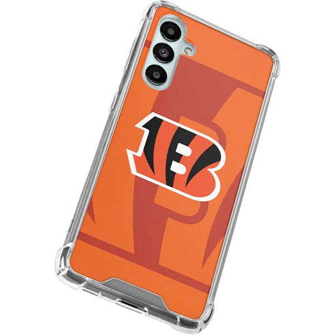 NFL Cincinnati Bengals Double Vision Galaxy A16 5G Clear Case