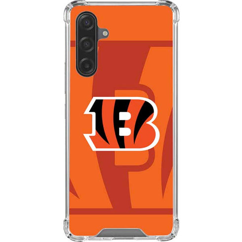 NFL Cincinnati Bengals Double Vision Galaxy A17 Clear Case