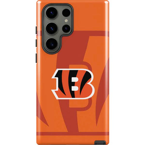 NFL Cincinnati Bengals Double Vision Galaxy S23 Ultra Pro Case