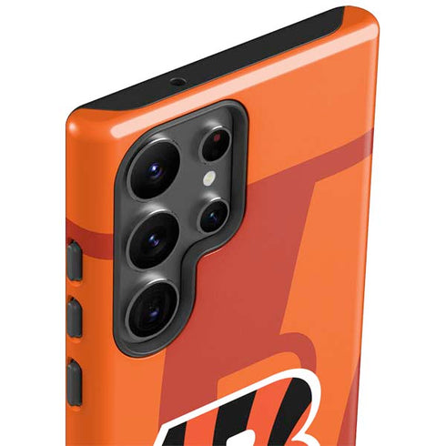 NFL Cincinnati Bengals Double Vision Galaxy S23 Ultra Pro Case