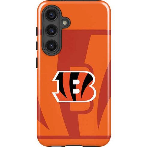 NFL Cincinnati Bengals Double Vision Galaxy S25 Impact Case
