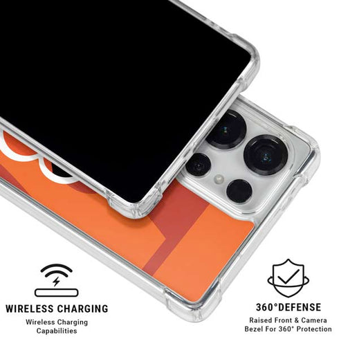 NFL Cincinnati Bengals Double Vision Galaxy S25 Ultra Clear Case