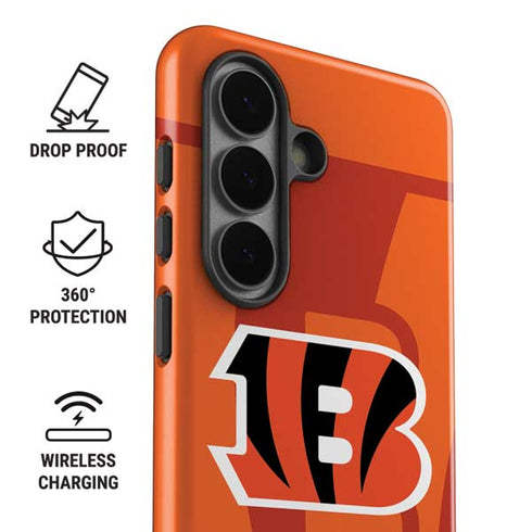 NFL Cincinnati Bengals Double Vision Galaxy S26 Plus Impact Case