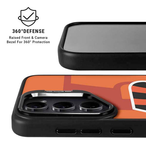 NFL Cincinnati Bengals Double Vision Galaxy S26 Ultra Kickstand Case