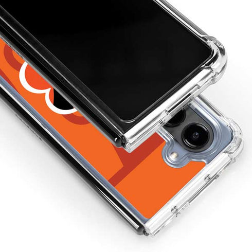 NFL Cincinnati Bengals Double Vision Galaxy Z Fold5 5G Clear Case