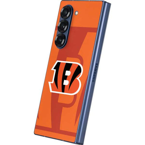 NFL Cincinnati Bengals Double Vision Galaxy Z Fold6 Skin