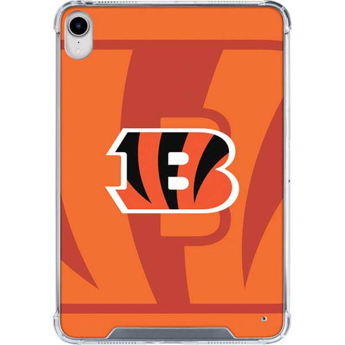 NFL Cincinnati Bengals Double Vision iPad 11th Gen (2025) Clear Case