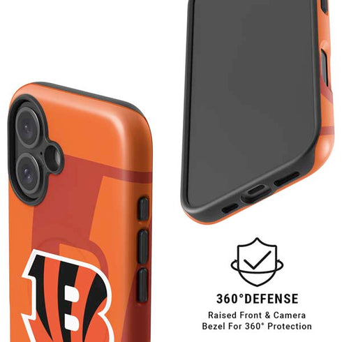 NFL Cincinnati Bengals Double Vision iPhone 16 Magsafe Impact Case