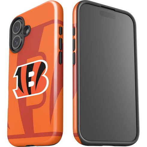 NFL Cincinnati Bengals Double Vision iPhone 16 Plus Impact Case