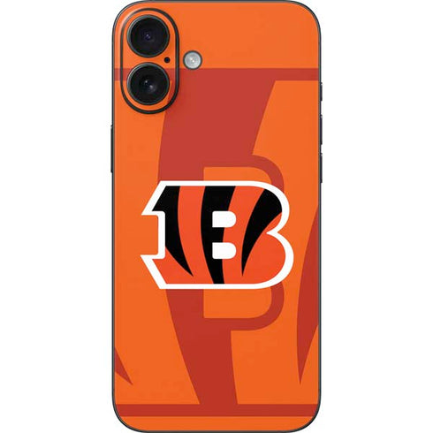 NFL Cincinnati Bengals Double Vision iPhone 16 Plus Skin