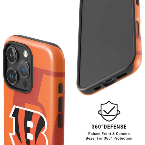 NFL Cincinnati Bengals Double Vision iPhone 16 Pro Max Magsafe Impact Case