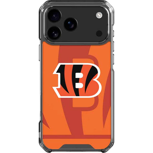 NFL Cincinnati Bengals Double Vision iPhone 18 Pro Max Clear Case