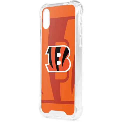 NFL Cincinnati Bengals Double Vision iPhone XS Clear Case