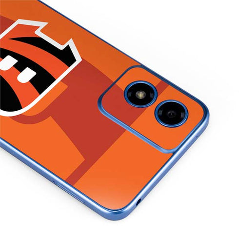 NFL Cincinnati Bengals Double Vision Moto G Play 4G (2024) Skin