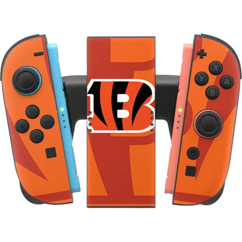 NFL Cincinnati Bengals Double Vision Nintendo Switch 2 (2025) Joy-Con Controller Skin