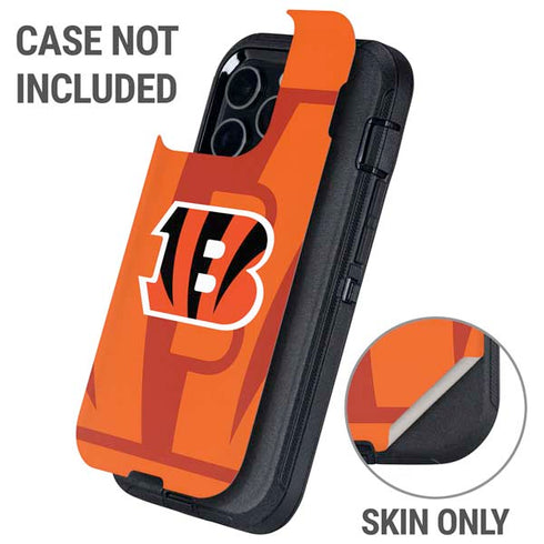 NFL Cincinnati Bengals Double Vision Otterbox Defender iPhone Skin