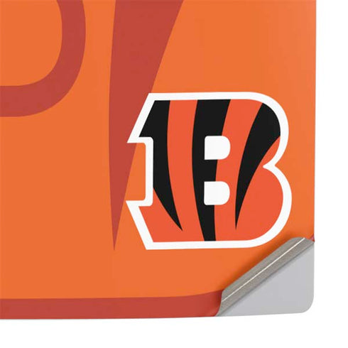 NFL Cincinnati Bengals Double Vision PS5 Pro Console Skin