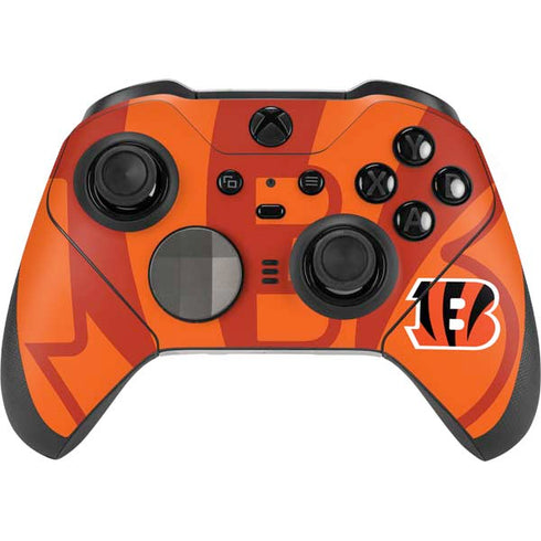 NFL Cincinnati Bengals Double Vision Xbox Elite Wireless Controller Series 2 Skin