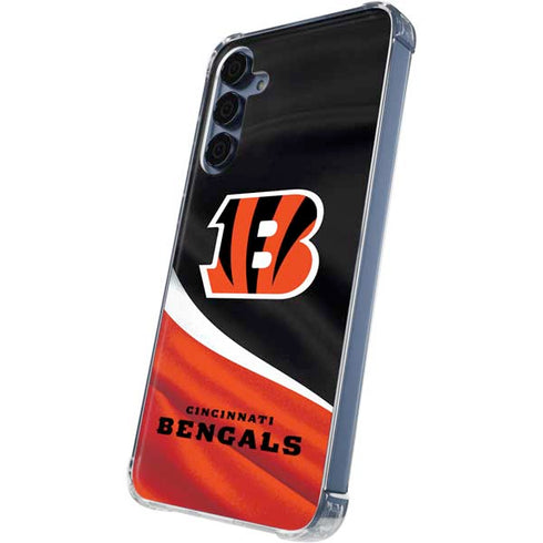 NFL Cincinnati Bengals Galaxy A35 5G Clear Case